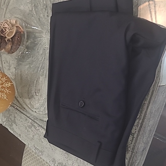 CALVIN KLEIN NATURAL WOOL DRESS PANTS 34X32 - Picture 9 of 11